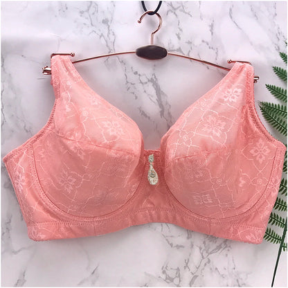 Floral Lace Push Up Bra