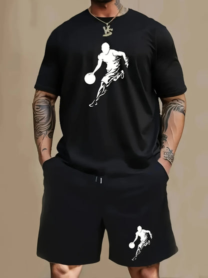 Chicago Print T-Shirt Shorts Set