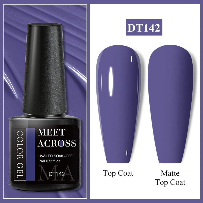 MEET ACROSS Matte Gel Polish