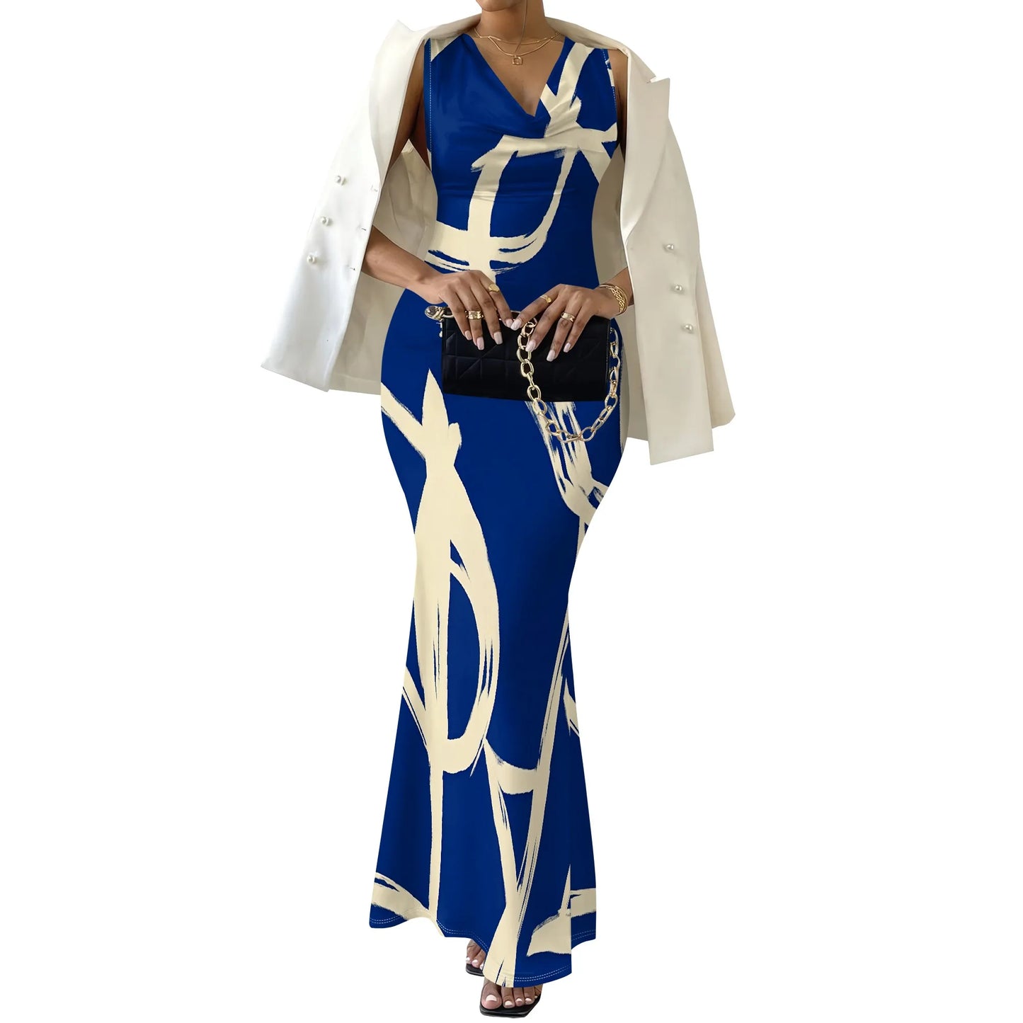 Summer Mermaid Maxi Dress