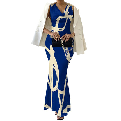 Summer Mermaid Maxi Dress