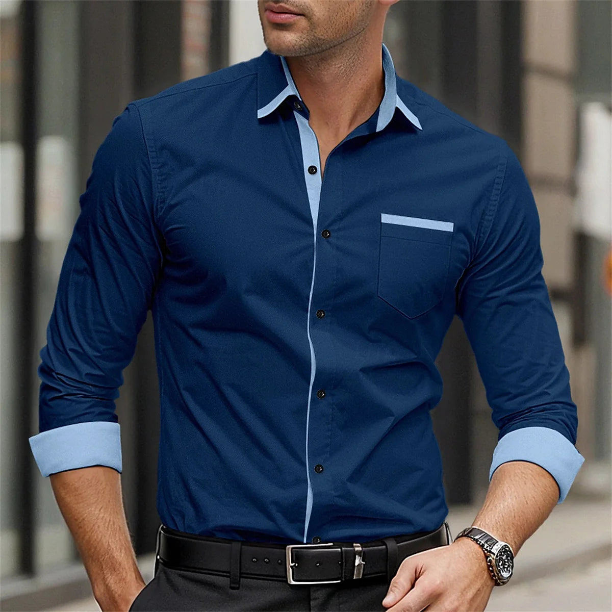 Smart Casual Pocket Shirt