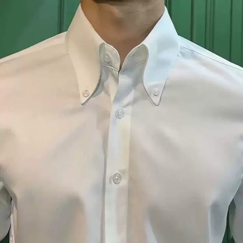 Slim Fit Casual Dress Shirt