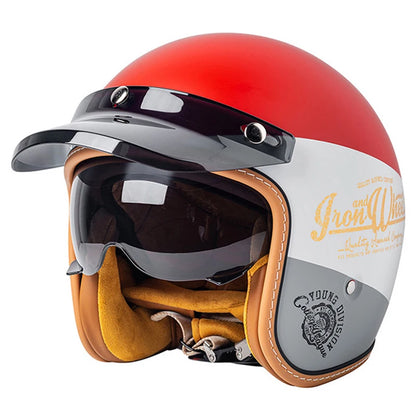 Semi-Open Jet Motorcycle Helmet