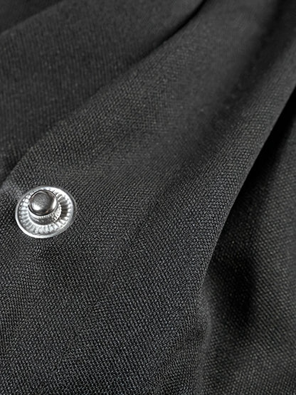 Single-Breasted Baseball Jacket