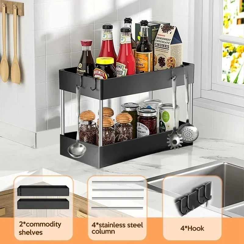 Abs Reusable Kitchen Organizer Under
