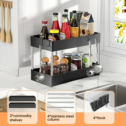 Abs Reusable Kitchen Organizer Under