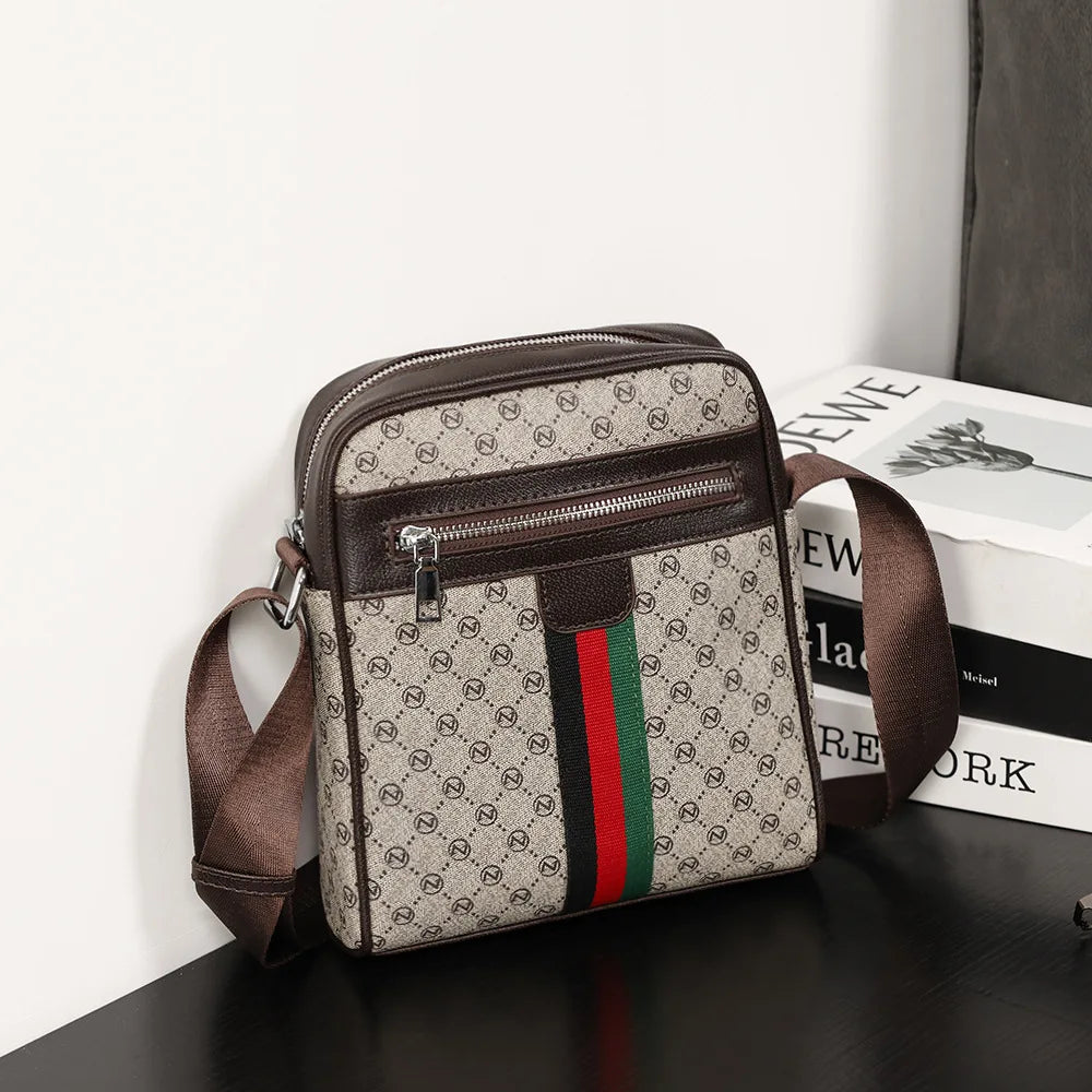 Square PU Leather Crossbody Bag