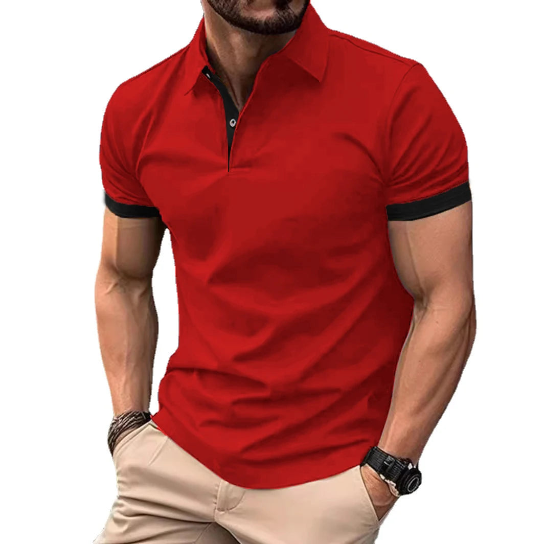 Solid Summer Casual Polo