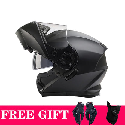 BLD-162 Double-Visor Flip-Up Helmet