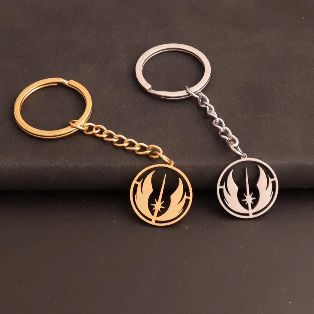 Stainless Steel Keychain Jedi Order