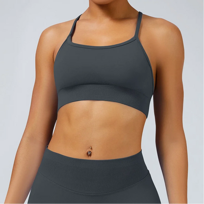 Histello Backless Cross Bra