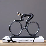 Modern Resin Cyclist Statue