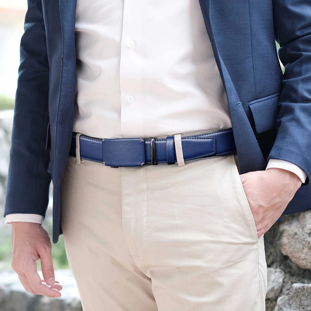 Metal Solid Black Business Strap