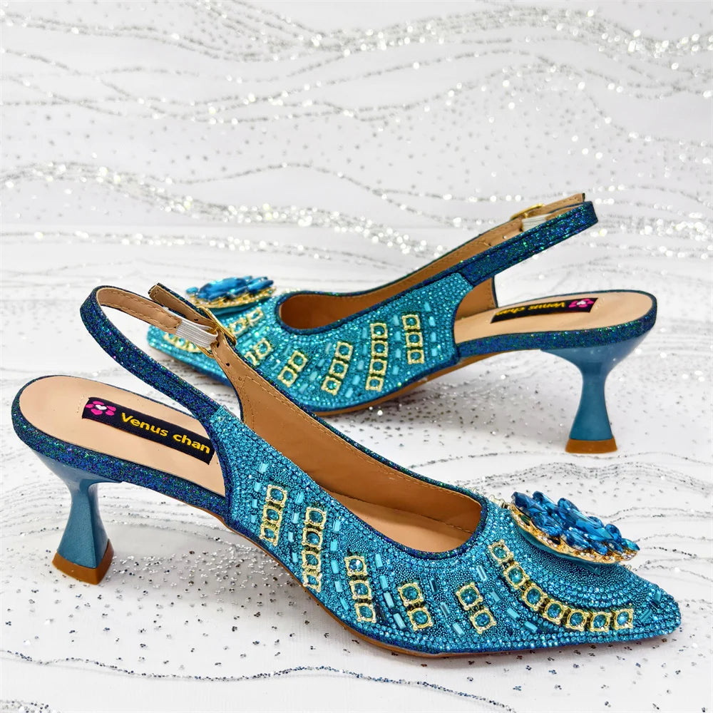 Italian Butter-fly Design Sandals with Bag