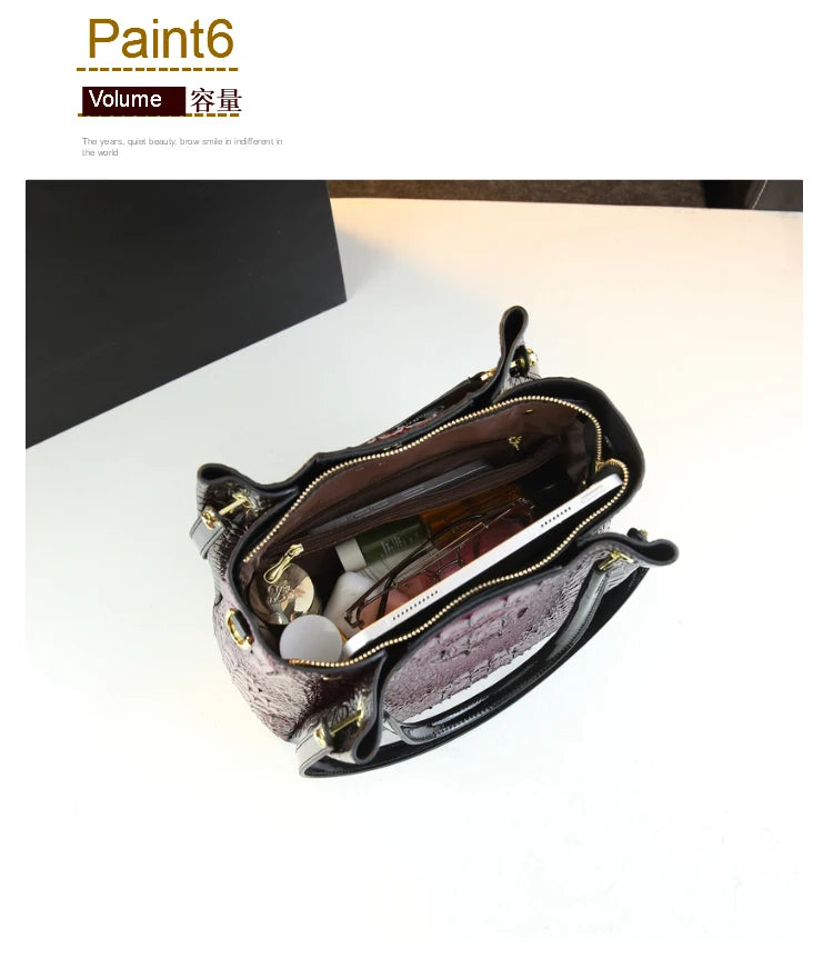 Cattle Split Simple Root Messenger Bags