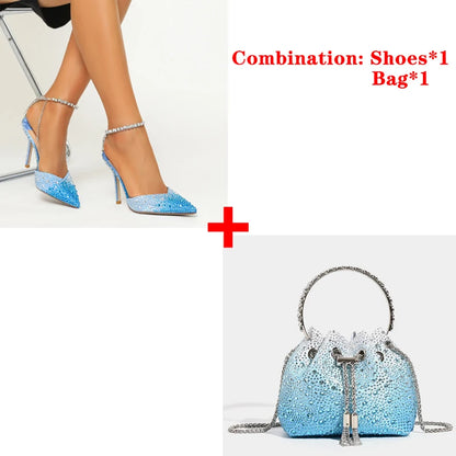 Diamond Slingback Heels