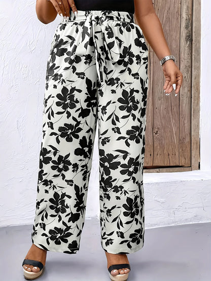 Oversized Woven Straight Pants