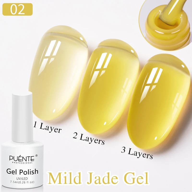 PUENTE Glitter Poly Nail Gel