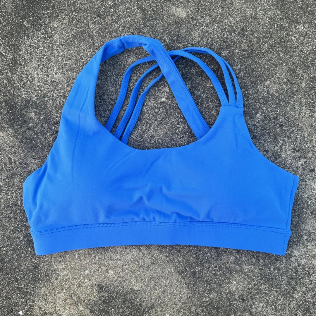 Solid Color Cross Back Fitness