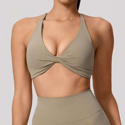Hearuisavy Cross-Back Push-Up Bra