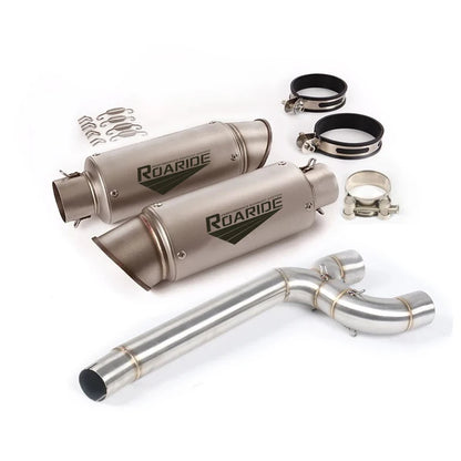 Yamaha FZ6/FZ6N/FZ6S 51mm Exhaust Middle Pipe Pair