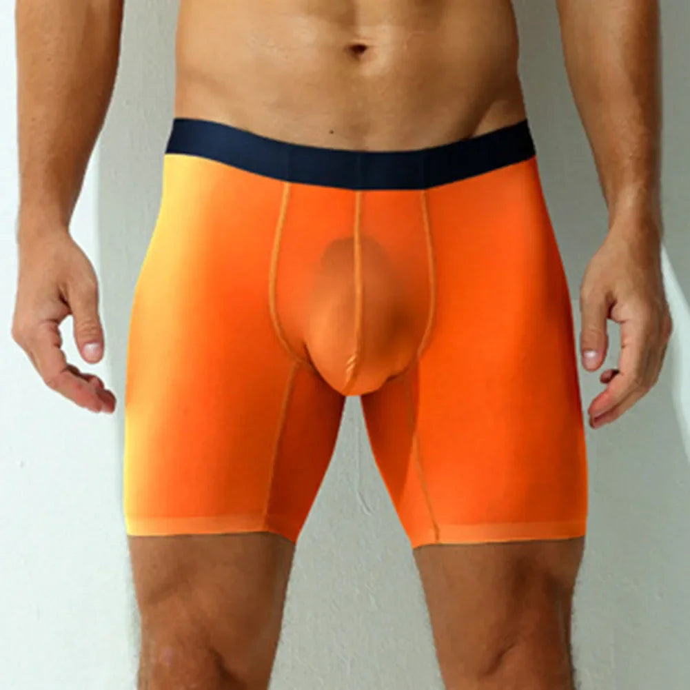 Solid Nylon Boxers