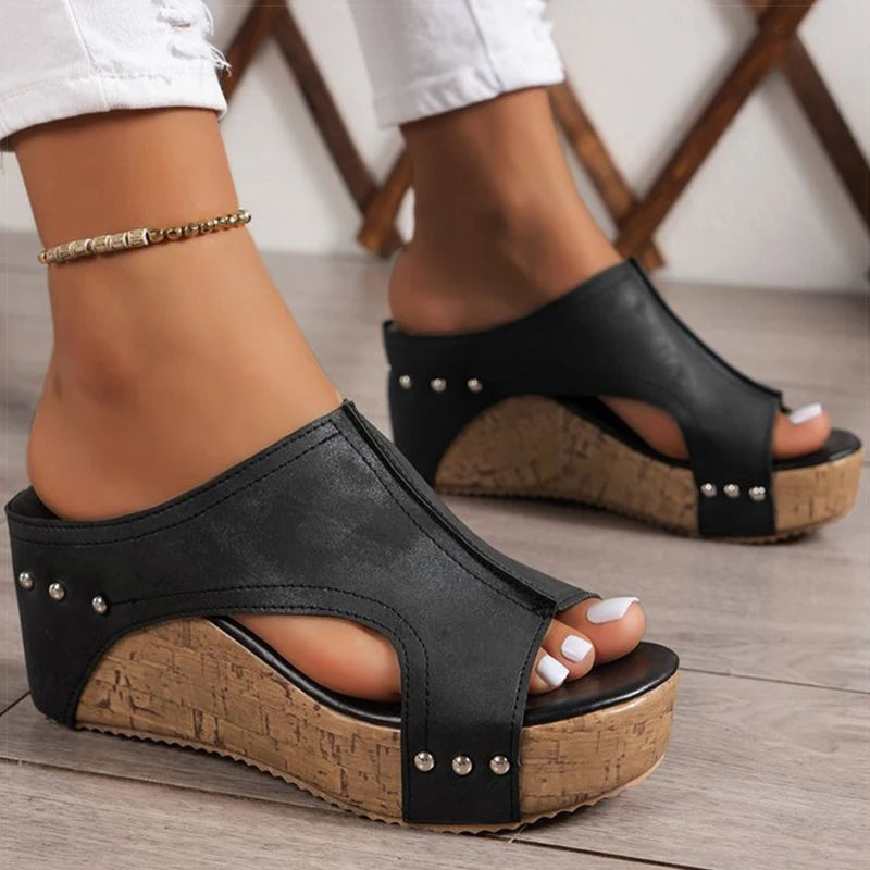 Peep Toe Wedges