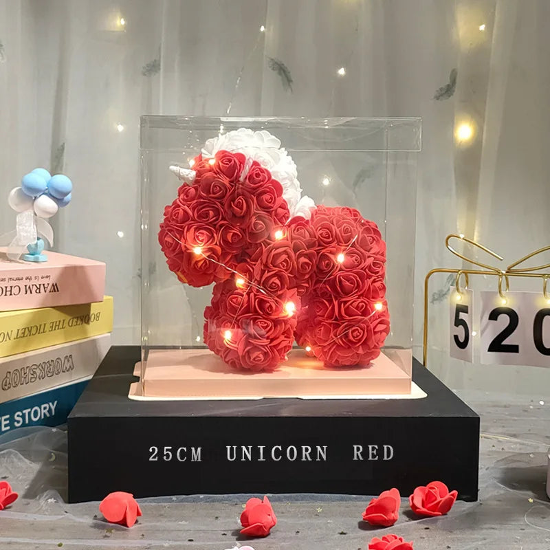 Simulated Rose Display