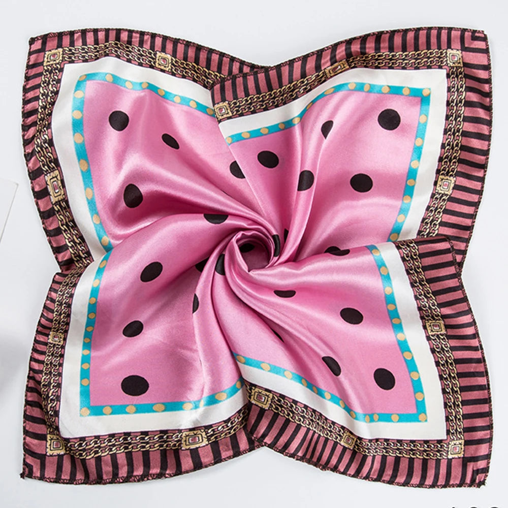 50cm Silk Square Satin Scarf