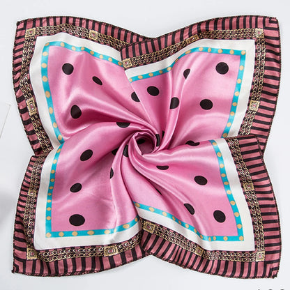 50cm Silk Square Satin Scarf