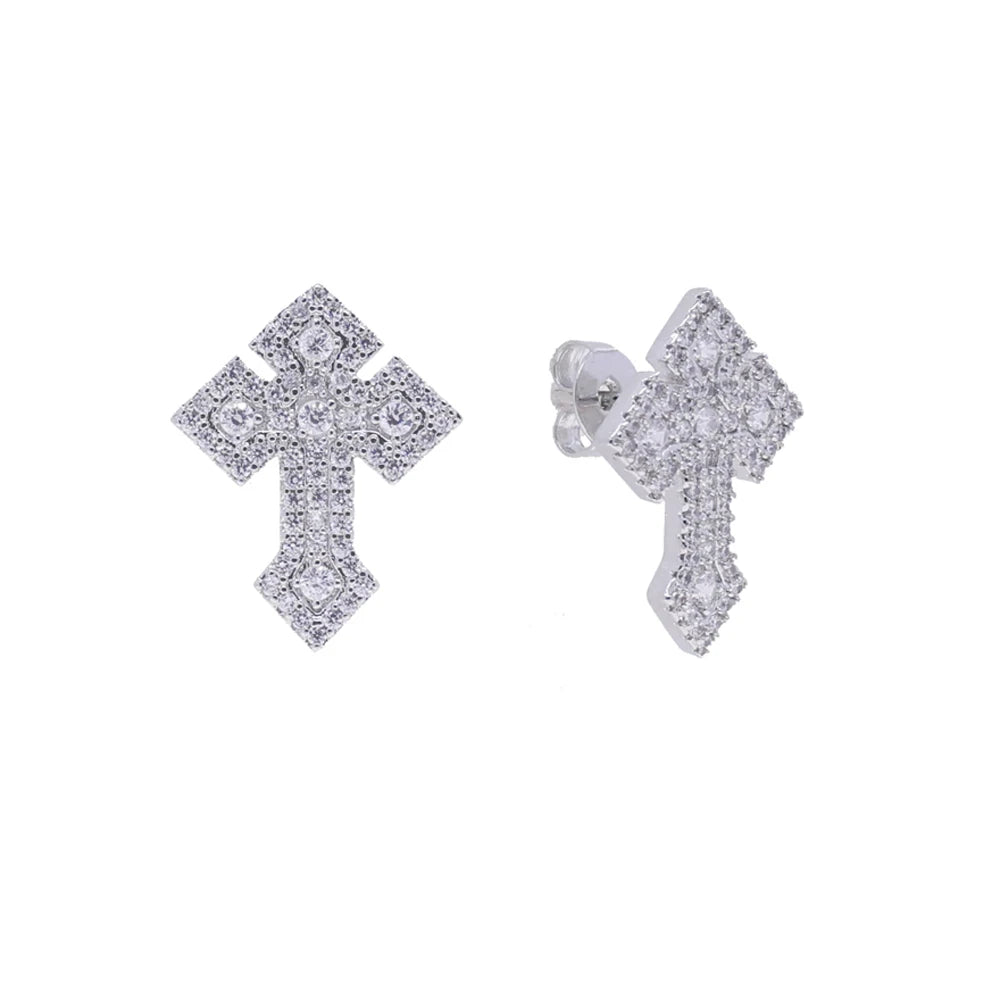 Cross Stud Earrings