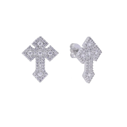 Cross Stud Earrings