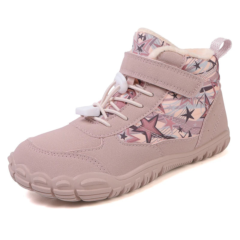 Fur-Lined Barefoot Snow Boots