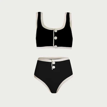 Sculpted High-Waist Bikini Set