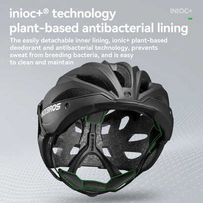 Magnetic Goggle Integrated Road Bike Helmet