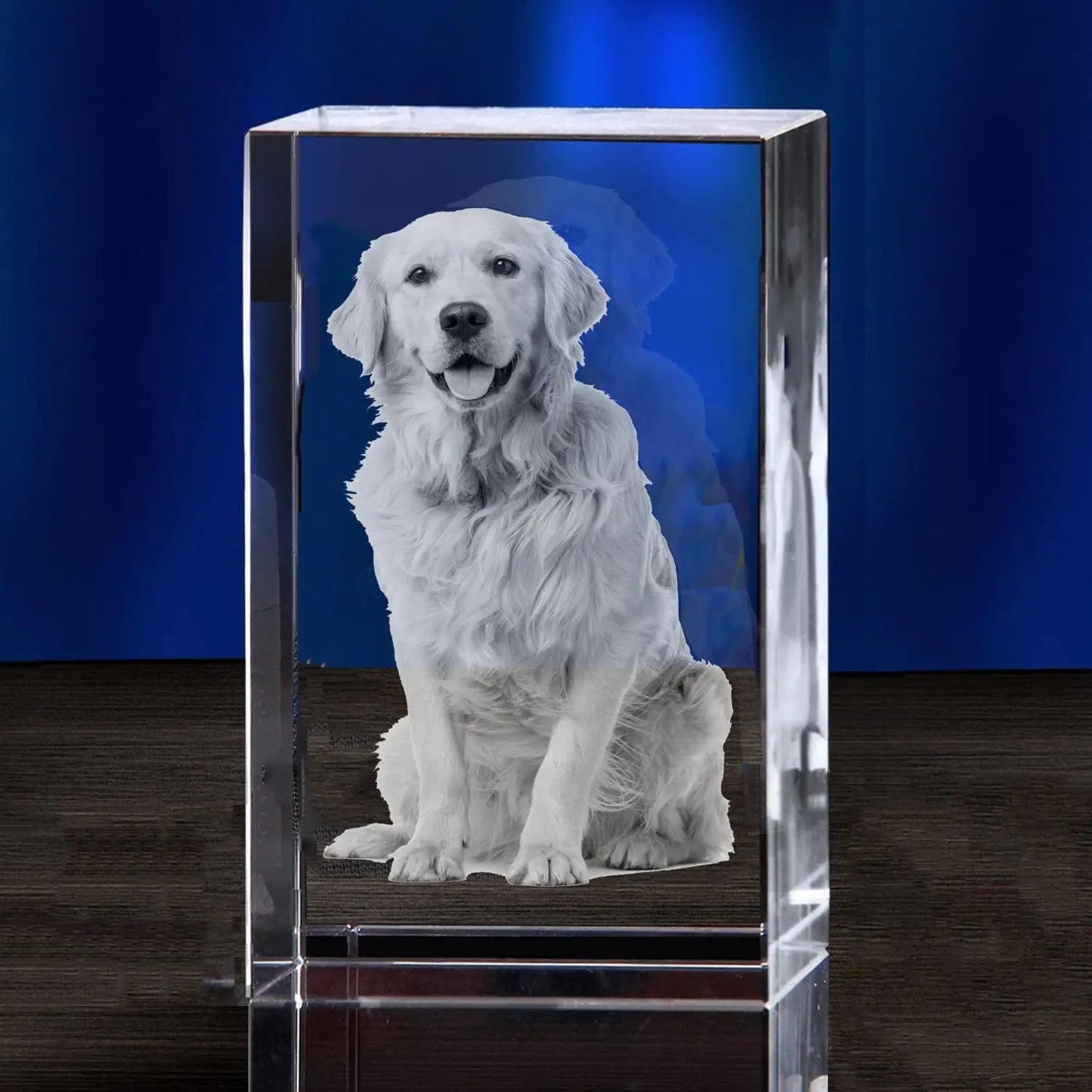 Custom Crystal Cube Photo Frame