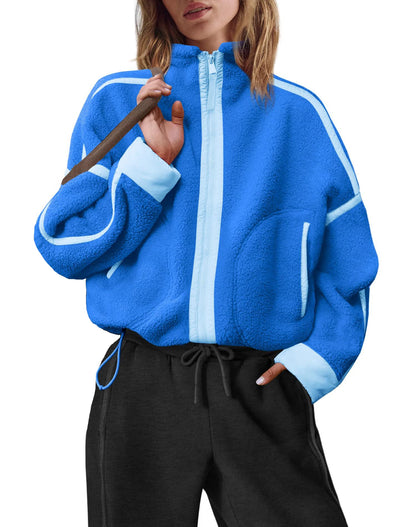 Sherpa Fleece Zip Jacket