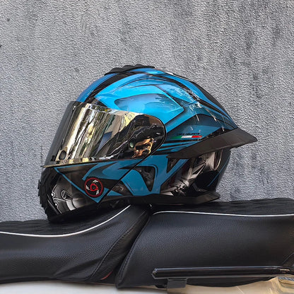 ORZ-B08A Glossy Mecha Racing Helmet
