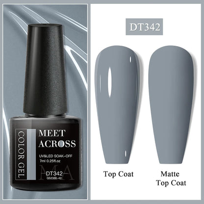 MEET ACROSS Matte Gel Polish