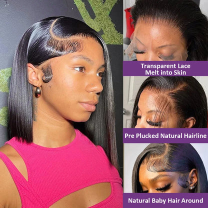Pre Plucked Bob Wig