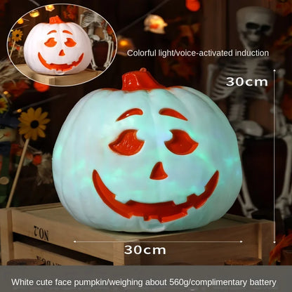 Glowing Pumpkin Lantern Decor
