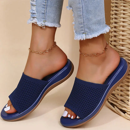 Elastic Strap Sandals