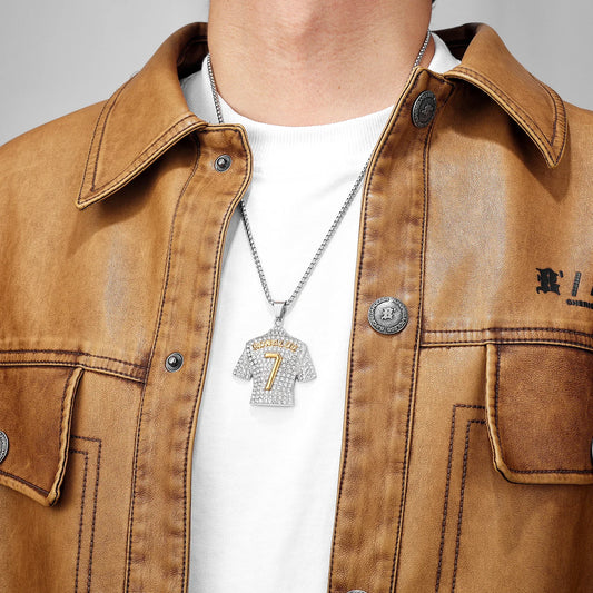 Metal Jersey Stainless Steel Pendant Party