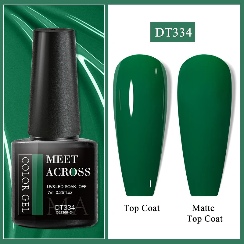 MEET ACROSS Matte Gel Polish