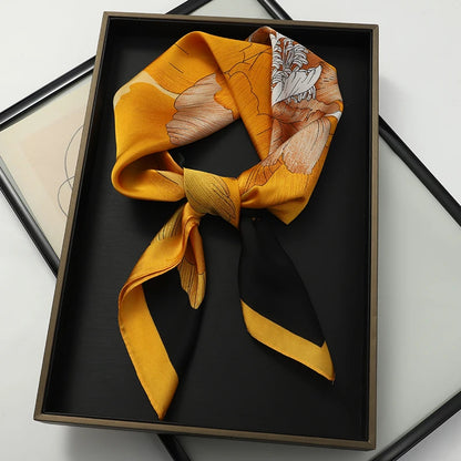 Scarf 70 70Cm Silk Square