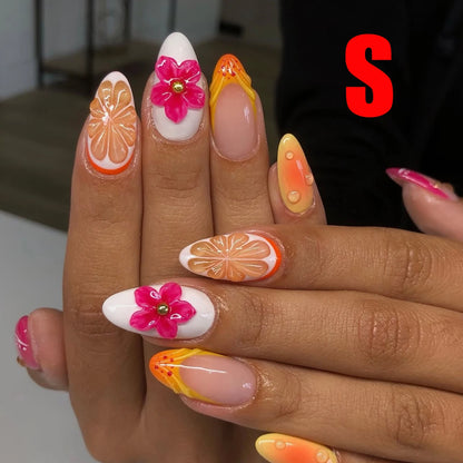 Butterfly Bow Press-On Nails