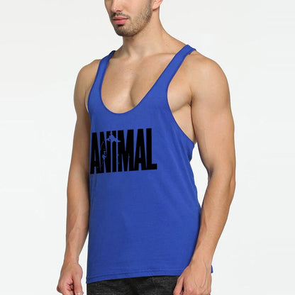 ANIMAL Letter Printed Gym Clothing