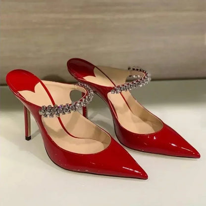 Pointed Toe Mule Heels