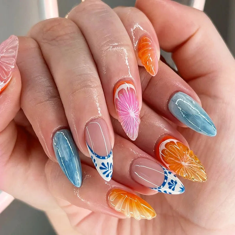 Ballerina French Nail Tips
